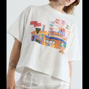 Lisa Says Gah White Graphic Tee